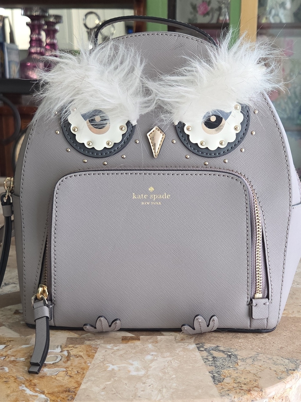 kate spade Grey Owl Backpack